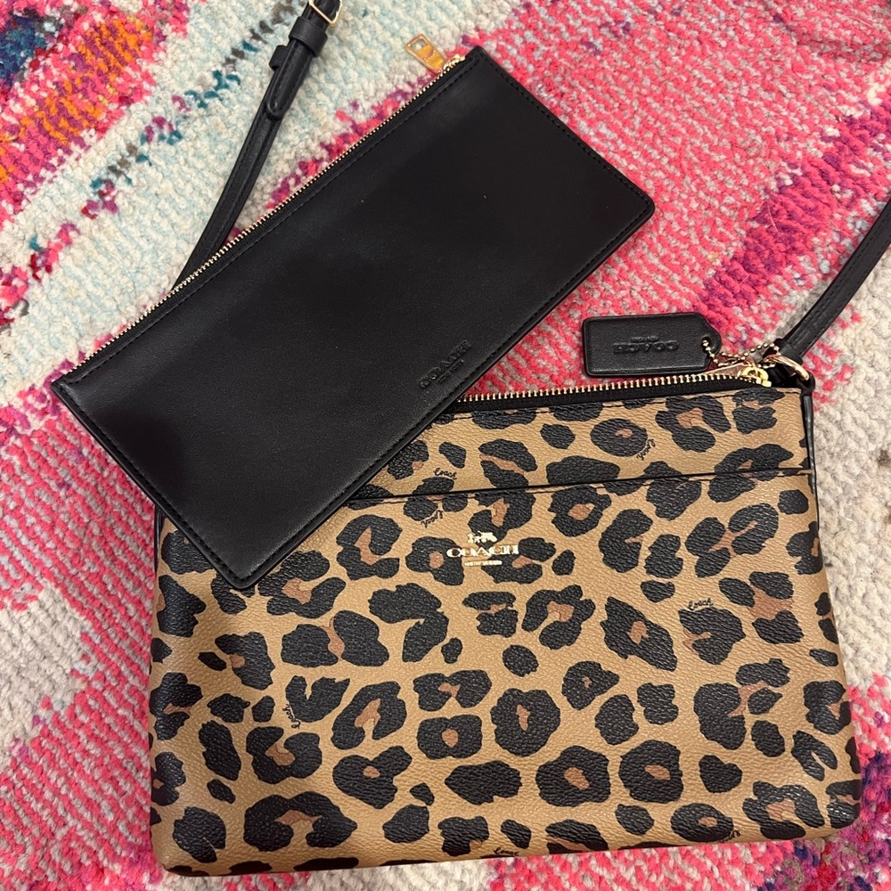 Coach Leopard Crossbody